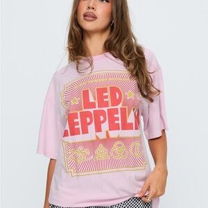 Led Zeppelin Oversized Graphic Tee